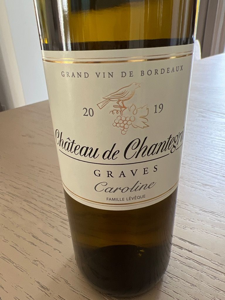 Château CHANTEGRIVE, cuvée spéciale CAROLINE 2017