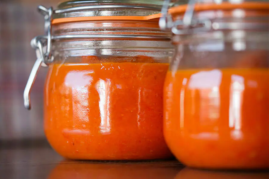 Le Coulis De Poivrons Rouges