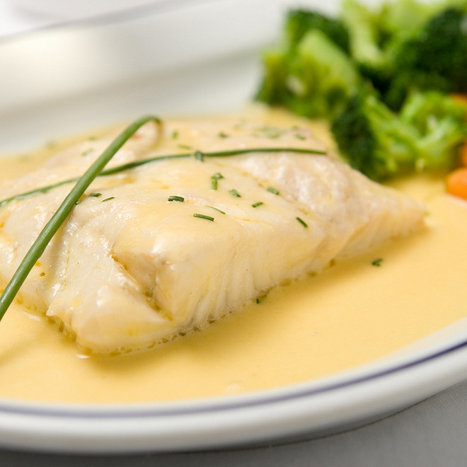 Filets De Turbot Sauce Au Beurre De Clémentines
